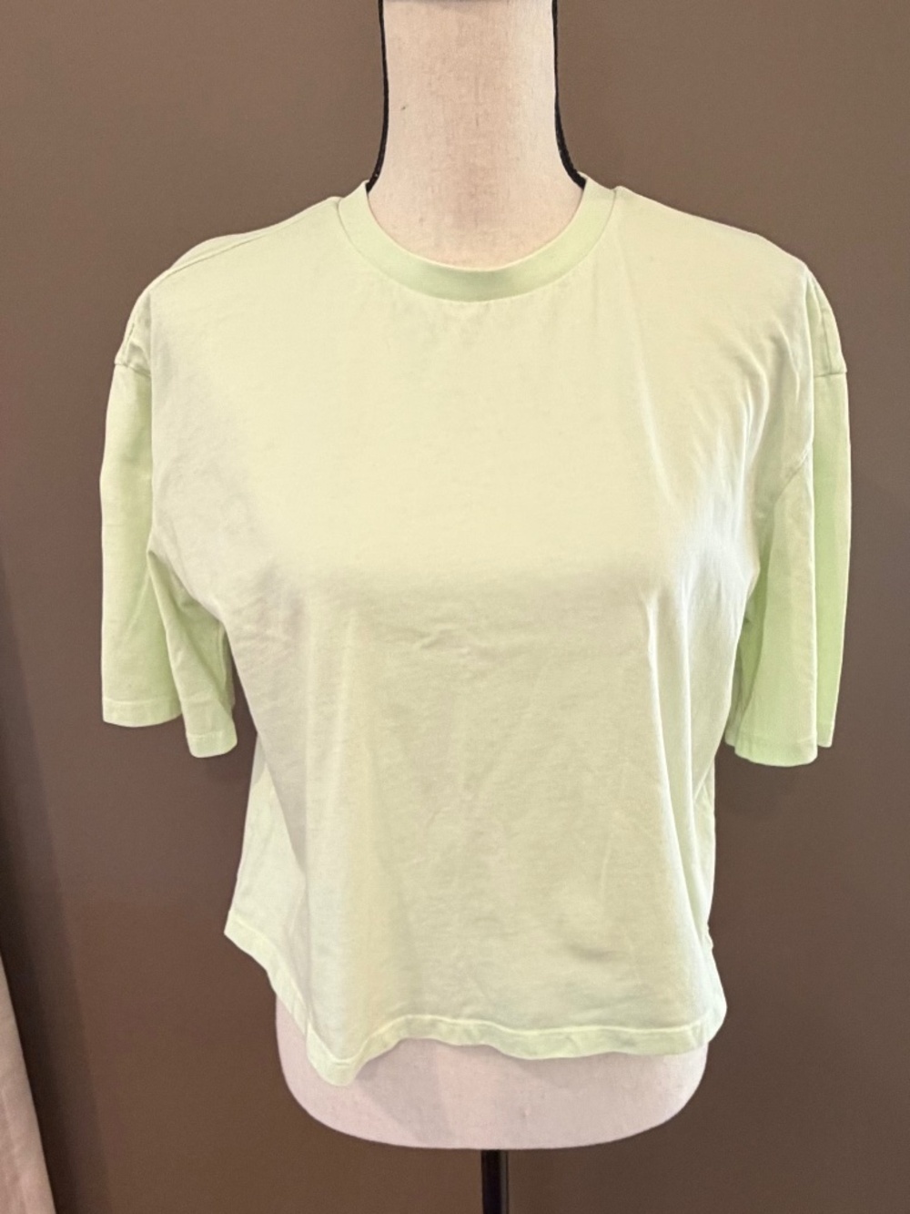 Brass Plum Lemon Lime Crop T-shirt, Cotton Size Medium